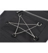 Robe Salopette Pentagramme Noire Taille L