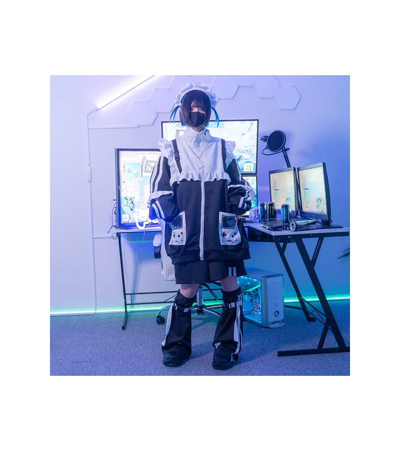 Game Over Frill Jacket Noire ACDC RAG