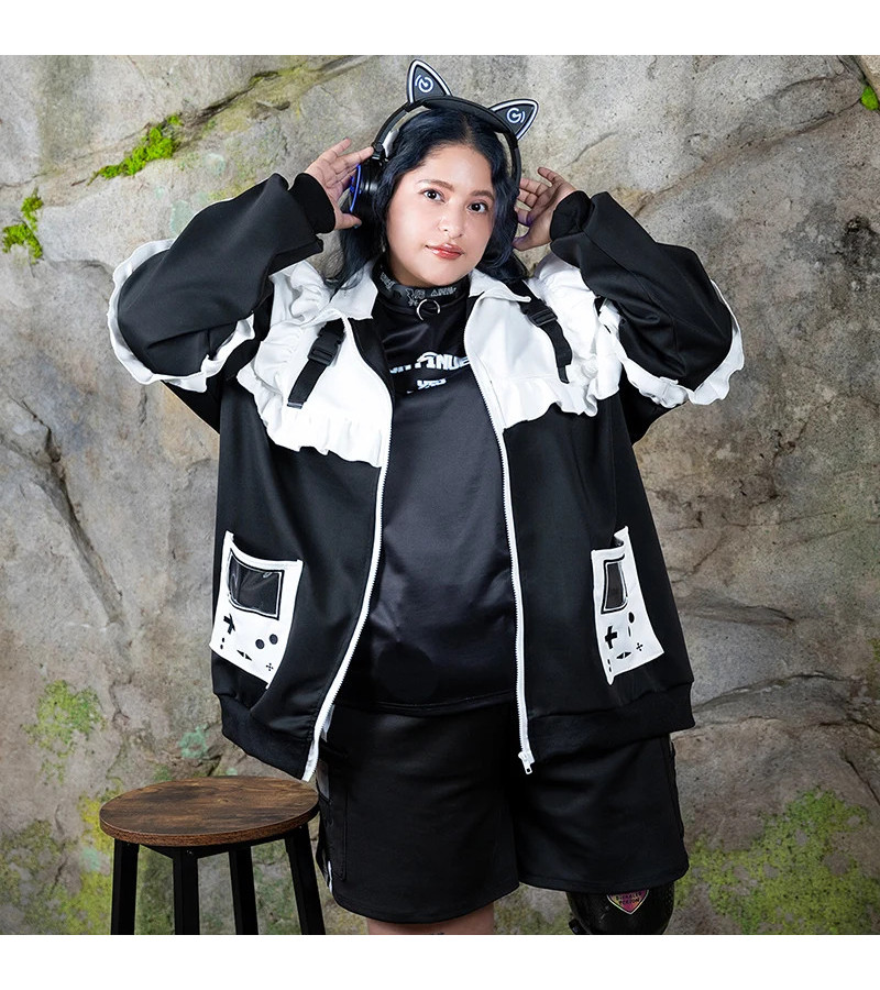 Game Over Frill Jacket Noire ACDC RAG