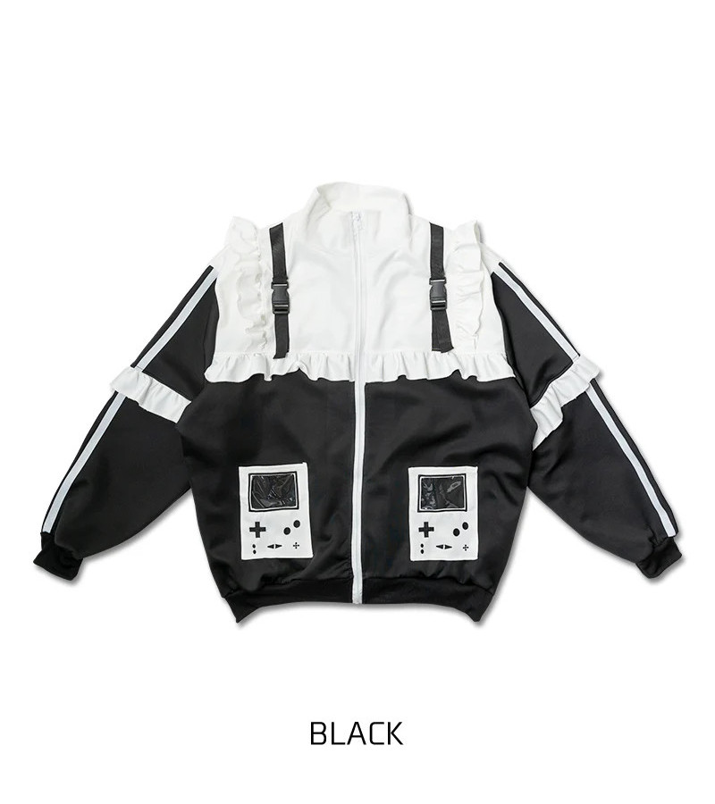 Game Over Frill Jacket Black ACDC RAG