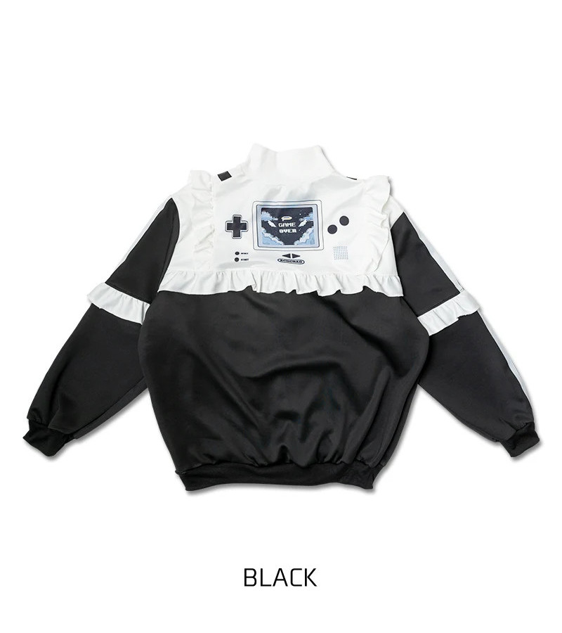 Game Over Frill Jacket Black ACDC RAG
