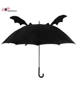 Parapluie chauve-souris noir