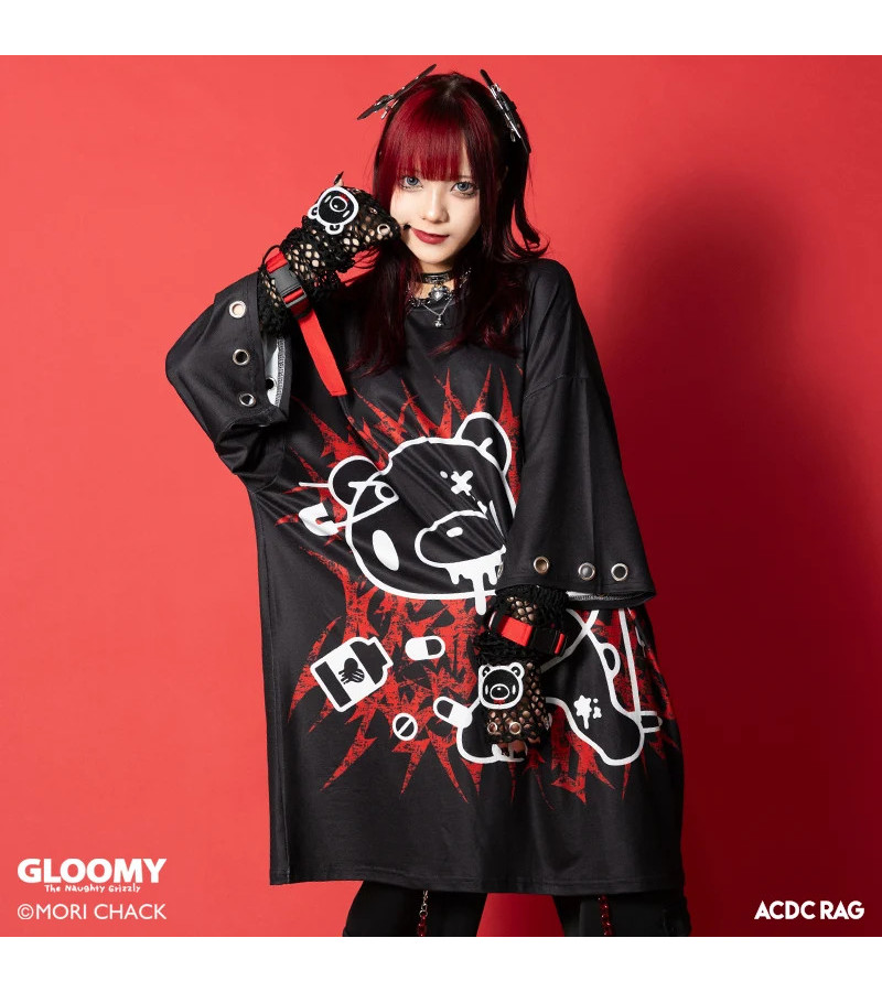 Dark Gloomy Ring Red Huge T-Shirt ACDC RAG