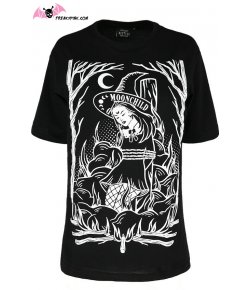 T-shirt Burn The Witch Oversized