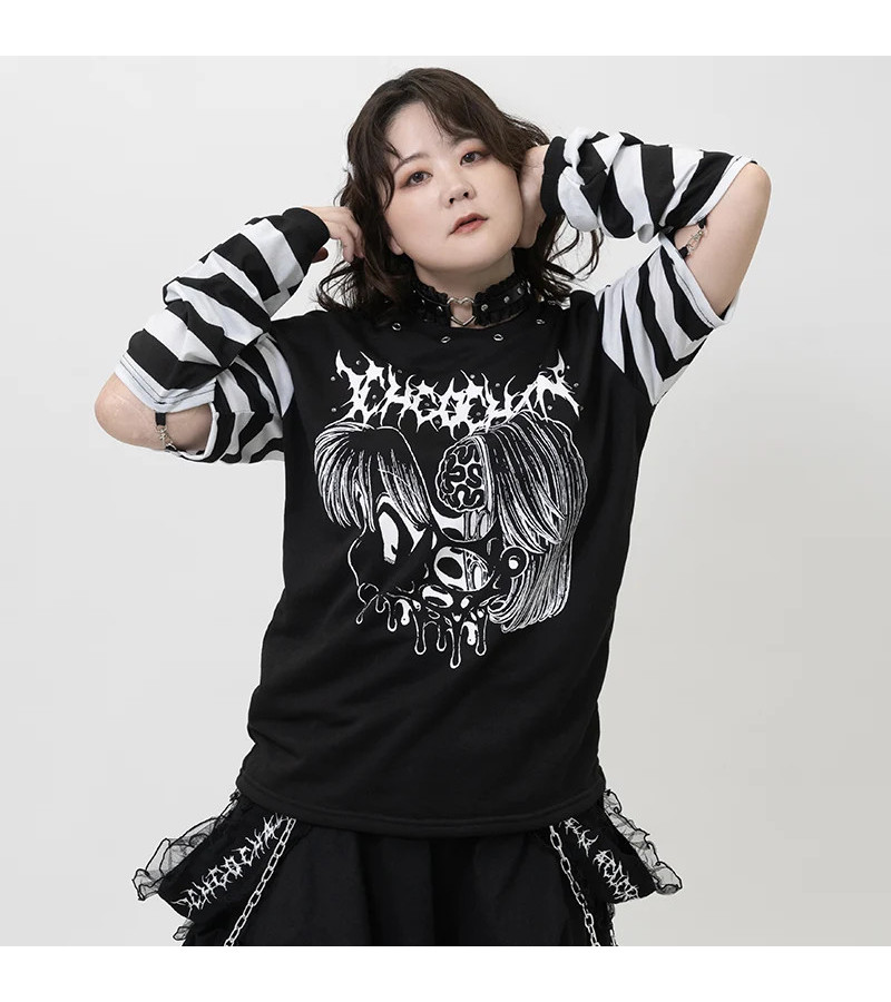 Brain Drain Girl T-Shirt ACDC RAG