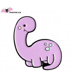 Pins dinosaure violet