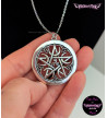 Celtic Pentacle Necklace Freaky Pink