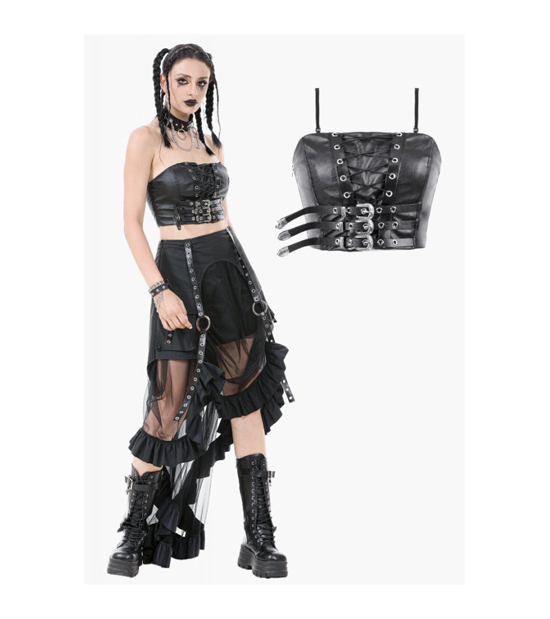 Black Straps Corset