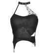 Crop Top Rocker Decadent - Freaky Pink