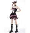 Magic Cat Pink Plaid Frilly Skirt