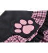 Jupe Magic Cat Carreaux Roses Noirs