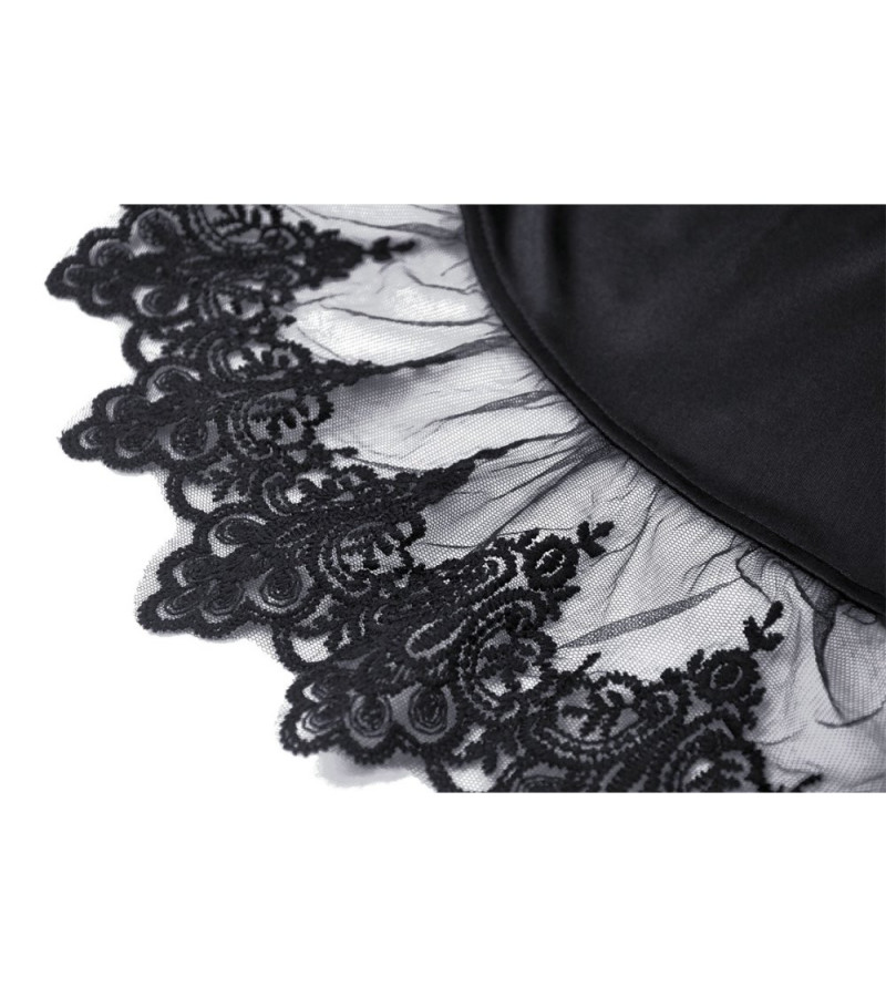 Gothic Purple And Black Dress