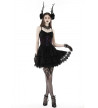 Gothic Purple And Black Dress