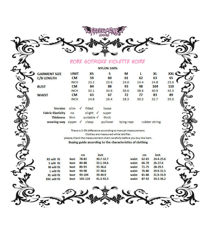 Size guide