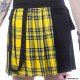 Jupe Infinity tartan jaune et noir