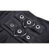 Black Pleated Preppy Style Dress