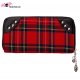 Portefeuille Menottes Tartan Rouge