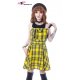 Robe Salopette Tartan Jaune