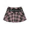 Mini Jupe Tartan Rose