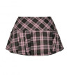Mini Jupe Tartan Rose
