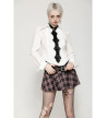 Pink Plaid Mini Skirt