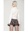 Pink Plaid Mini Skirt