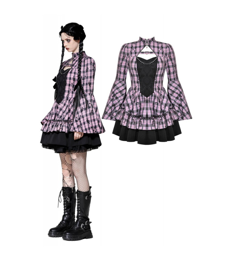 Pink Butterfly Dress