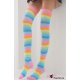 Chaussettes hautes pastel rainbow