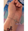 Bracelet Coeur Rose
