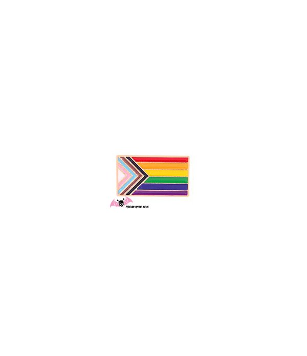 Pins double drapeaux lgbtqia+ gay et transexuel chez Freaky Pink shop