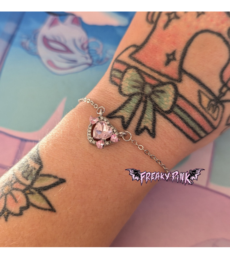 Bracelet Coeur Rose