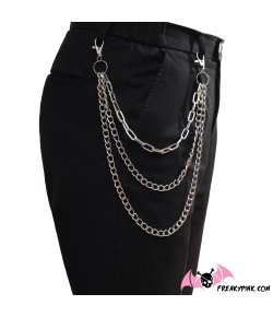 Chaine de pantalon triple rangée