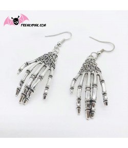 Boucles D'oreilles Mains Squelettes