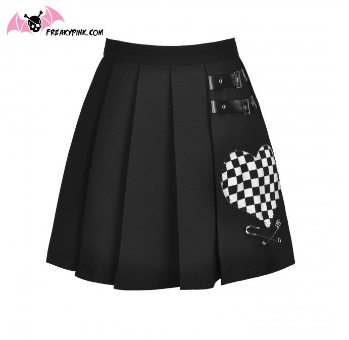 Jupe damier best sale