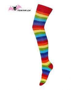 Chaussettes hautes LBGTQIA rainbow