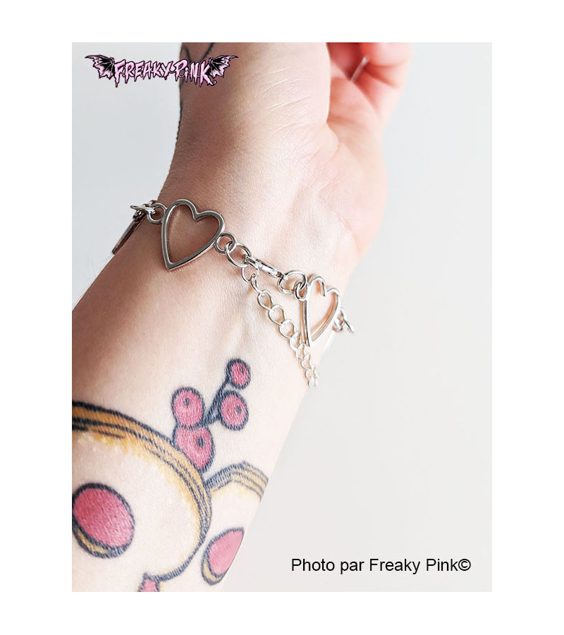 Bracelet Coeurs Kawaii