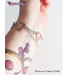 Kawaii Hearts Bracelet - Freaky Pink