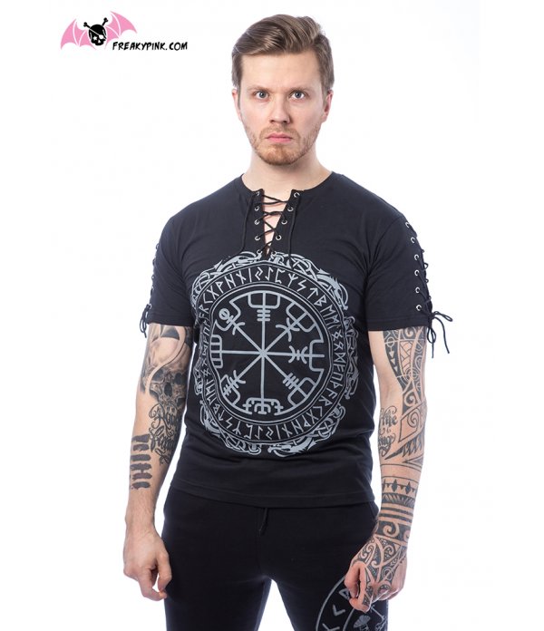 T-shirt Vegvisir symbole viking