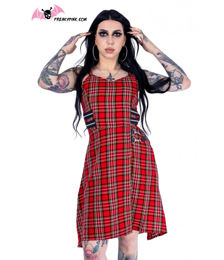 Robe tartan femme outlet