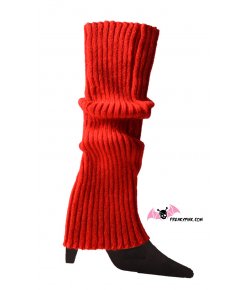 Leg-warmers rouges ou arm-warmers