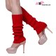 Leg warmers rouges