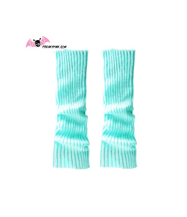 Leg warmers bleus