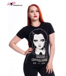 T-shirt Mercredi Addams Insane