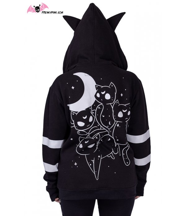 Sweat-shirt Moon Cats