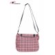 Sac tartan rose petit format