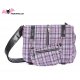 Sac tartan violet petit format