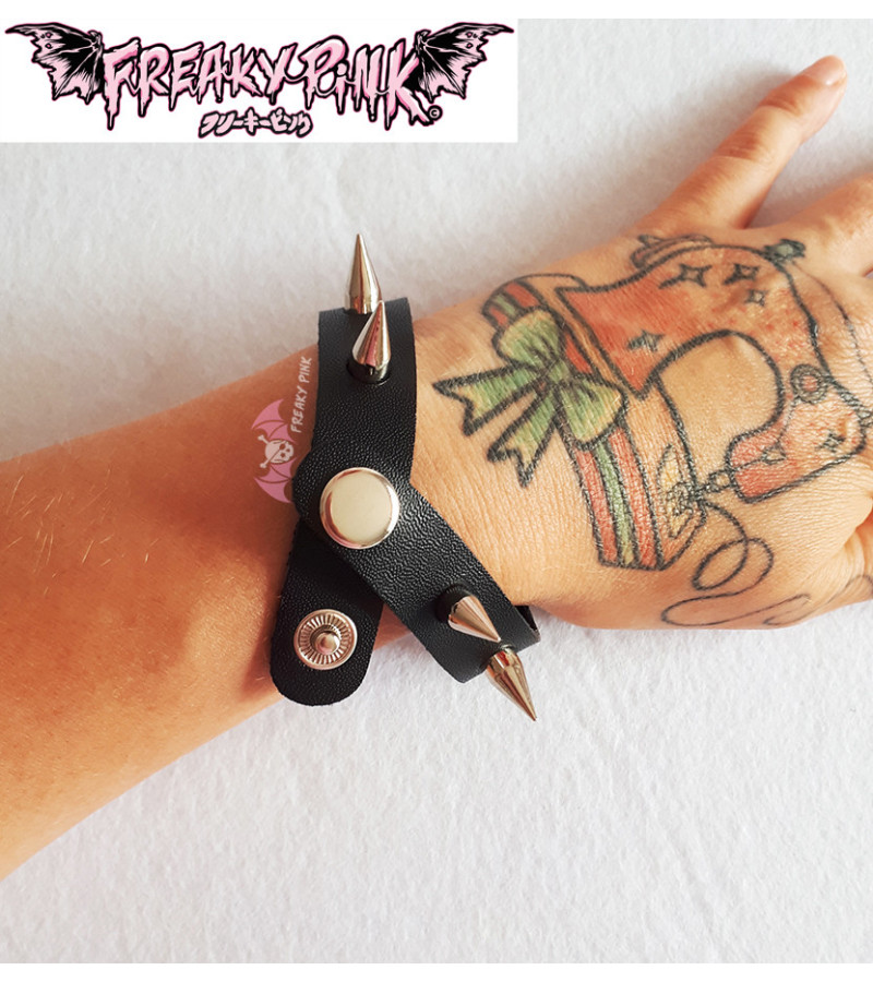 Bracelet Piques Noirs Fin