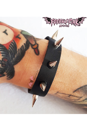 Bracelet Piques Noirs Fin