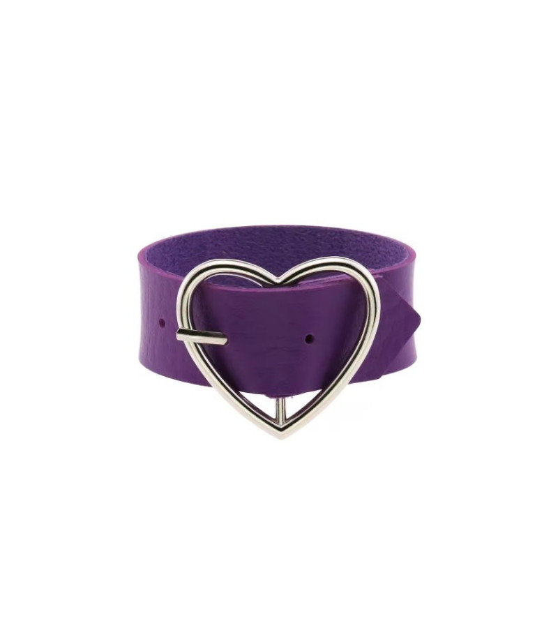 Bracelet Coeur Violet Large Bracelet Coeur Violet Large