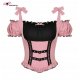 Bustier lolita rose et noir